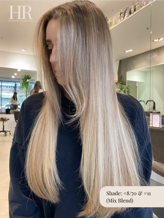 22'' Foiled Blonde Tape Extensions #11/60 - WAREHOUSE SALE