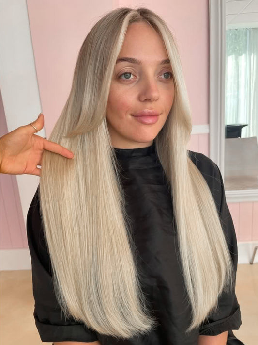 100gram Blonde Flat Weft Extensions WAREHOUSE SALE