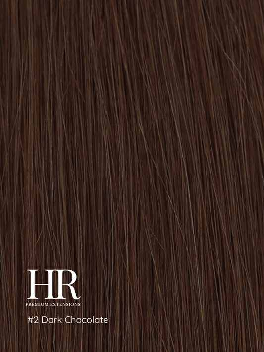 20'' Dark Chocolate Genius Weft Hair Extensions #2 - WAREHOUSE SALE