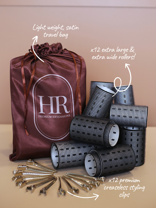 HR Roller Set (Aluminium Velcro Hair Rollers)