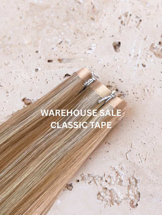 Tape Extensions WAREHOUSE SALE (Natural Foiled Blonde)