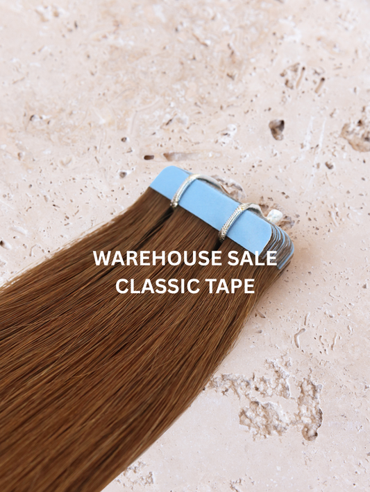 Tape Hair Extensions WAREHOUSE SALE (Medium Brown)