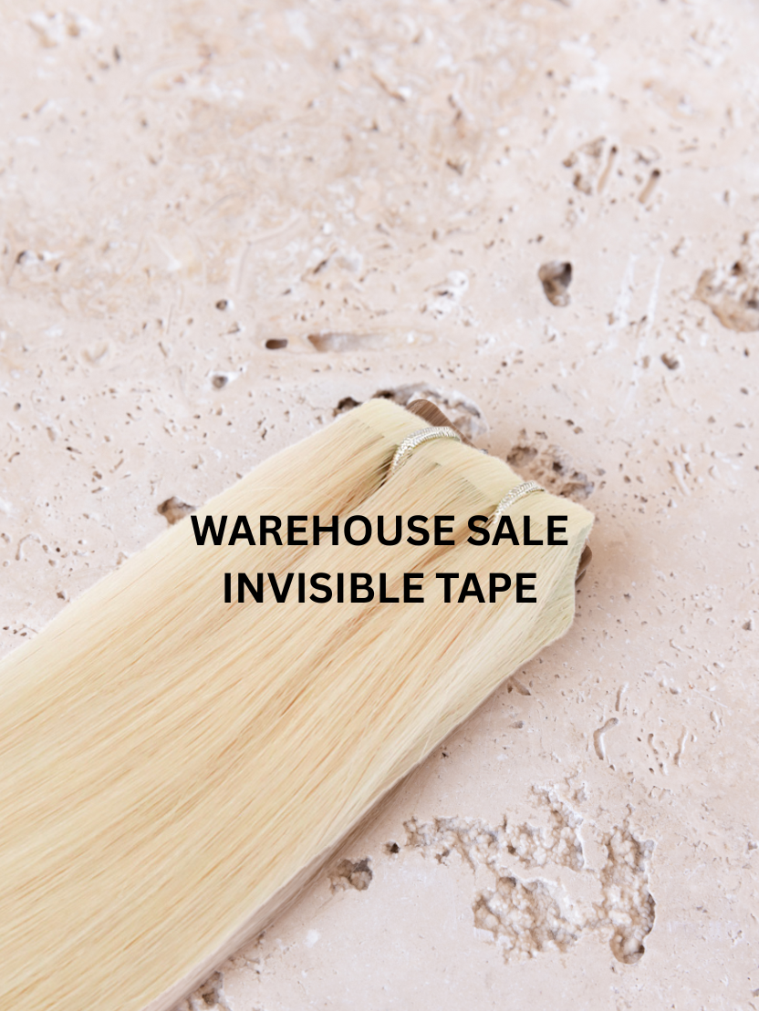 Invisible Tape Hair Extensions - WAREHOUSE SALE (Platinum Blonde)